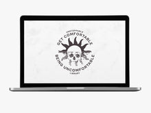 Load image into Gallery viewer, Get Comfortable Being Uncomfortable Computer Wallpaper