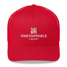 Load image into Gallery viewer, Unstoppable Library Trucker Cap