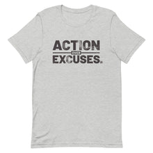 Load image into Gallery viewer, Action over Excuses Short-Sleeve Unisex T-Shirt