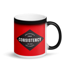 Load image into Gallery viewer, Consistency Matte Black Magic Mug