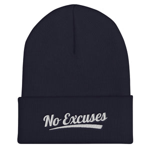 No Excuses Cuffed Beanie