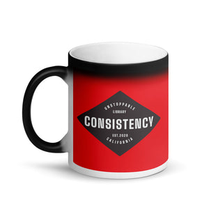 Consistency Matte Black Magic Mug