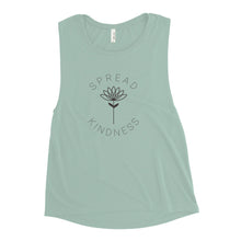 Load image into Gallery viewer, Spread Kindness Ladies’ Muscle Tank
