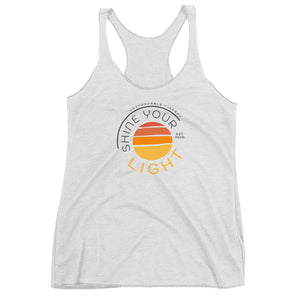Shine Your Light Women's Racerback Tank