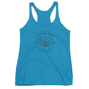 Relax And Recharge Women's Racerback Tank
