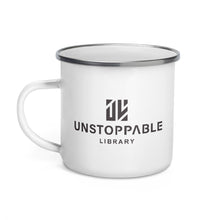 Load image into Gallery viewer, Unstoppable Library Enamel Mug
