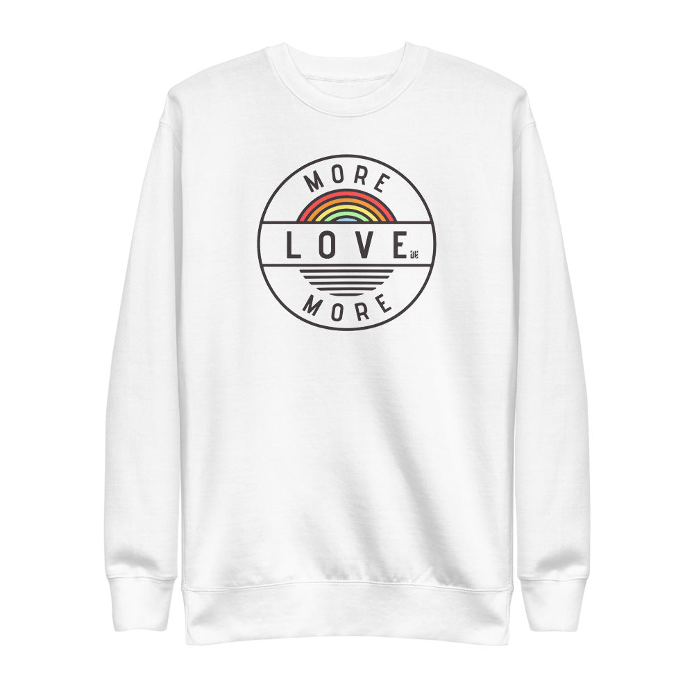 More Love, Love More Unisex Fleece Pullover