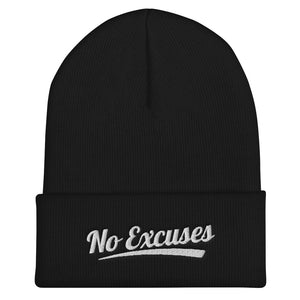 No Excuses Cuffed Beanie