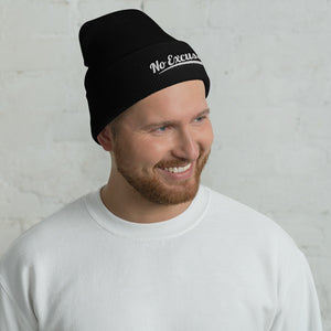 No Excuses Cuffed Beanie