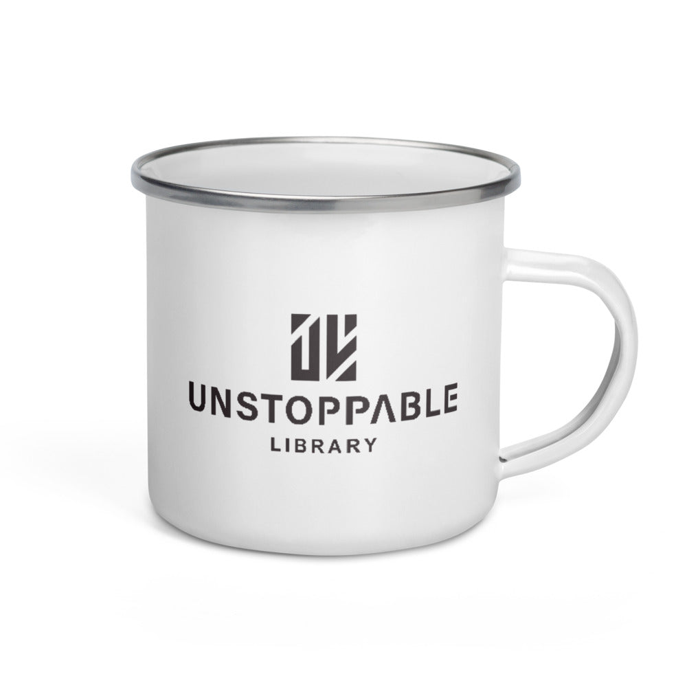 Unstoppable Library Enamel Mug