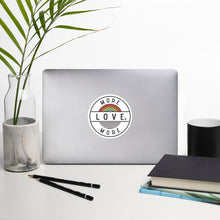 Load image into Gallery viewer, Love More, More Love Bubble-free stickers
