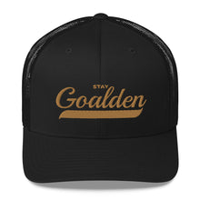 Load image into Gallery viewer, Stay Goalden inspirational quote hat
