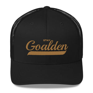 Stay Goalden inspirational quote hat