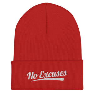 No Excuses Cuffed Beanie